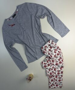 Pyjama Manche Longue "Gris"