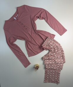 Pyjama Manche Longue "Rose"