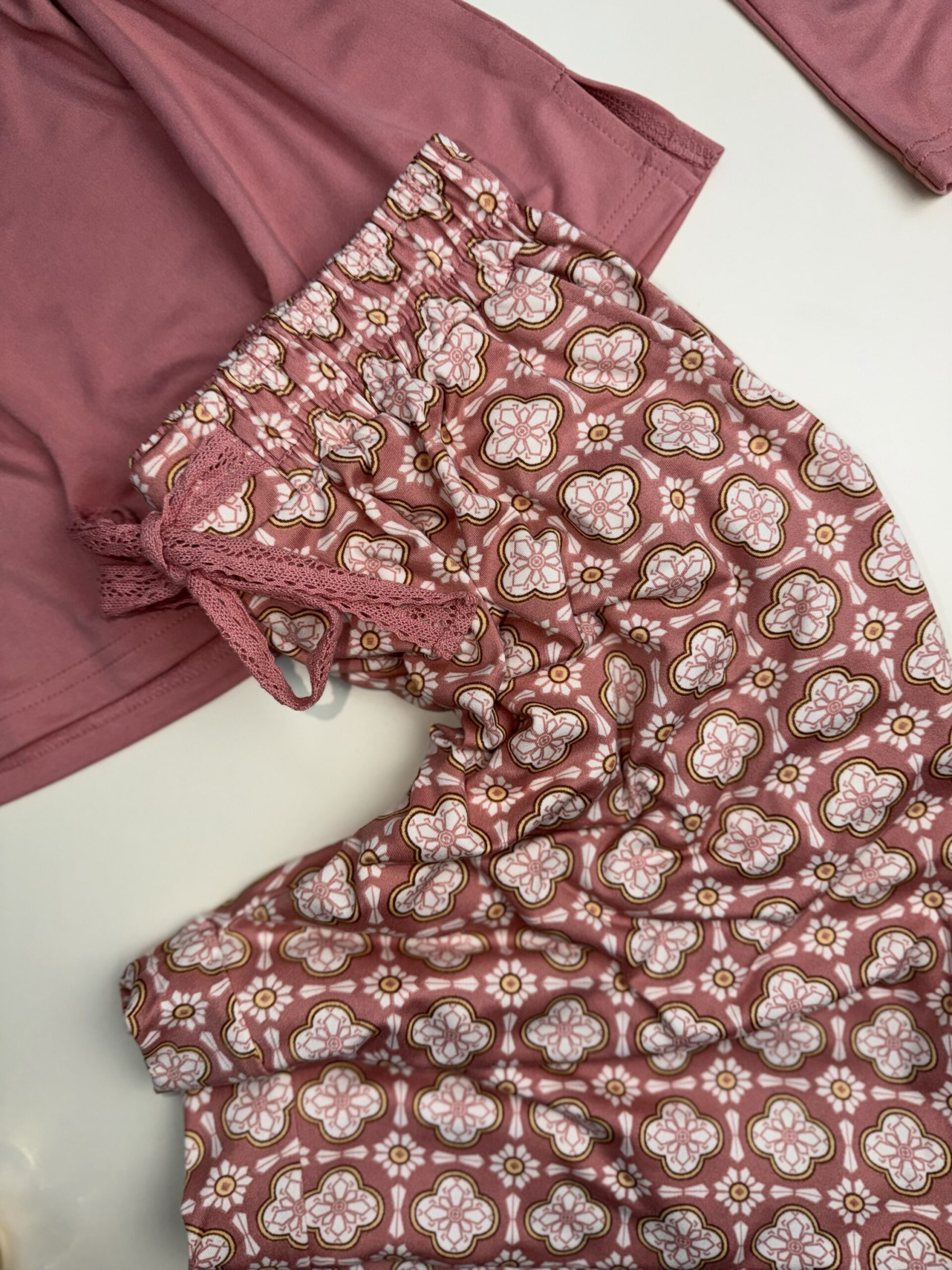 Pyjama Manche Longue "Rose" – Image 3