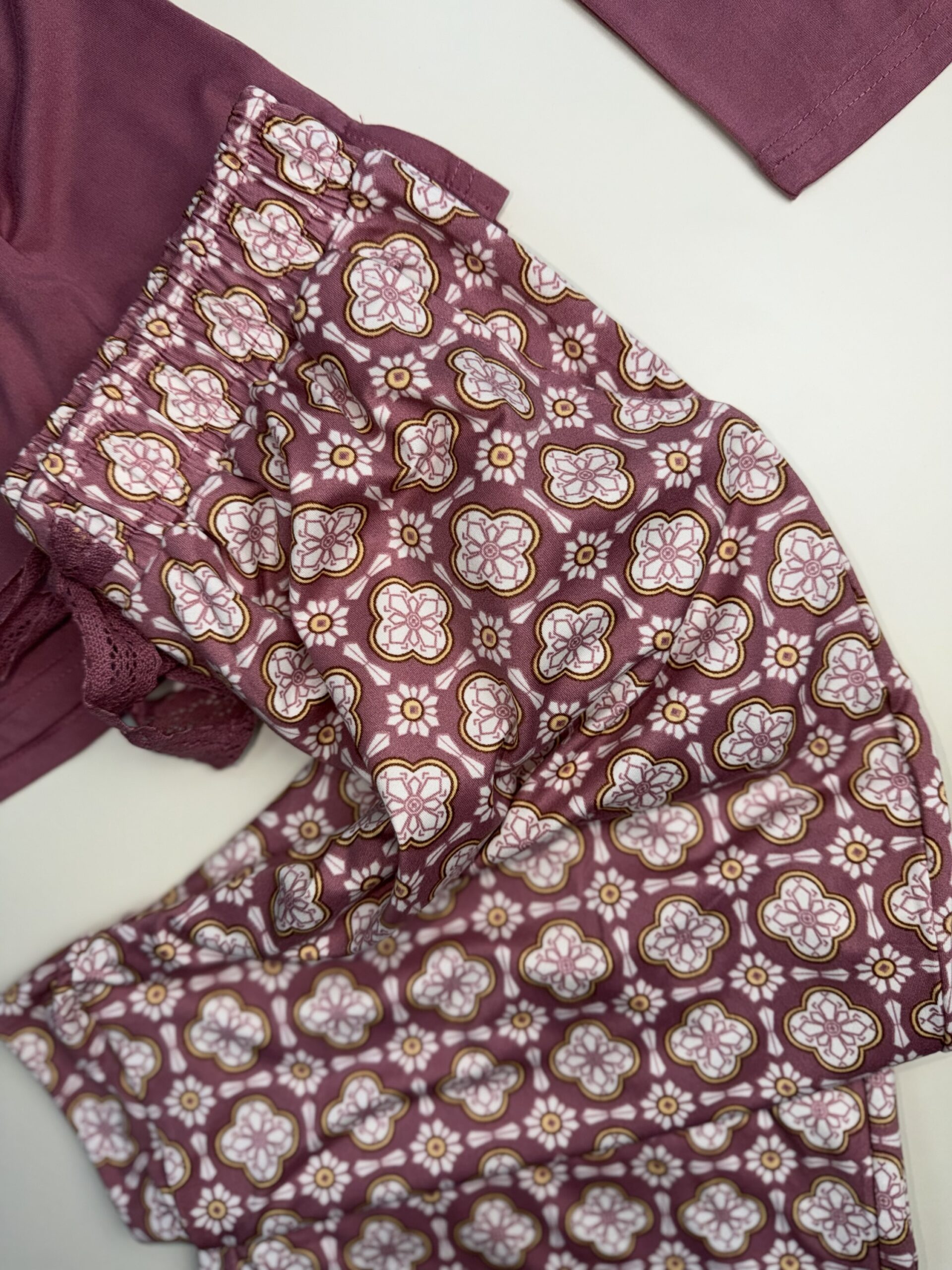 Pyjama Manche Longue "Bois de Rose" – Image 3