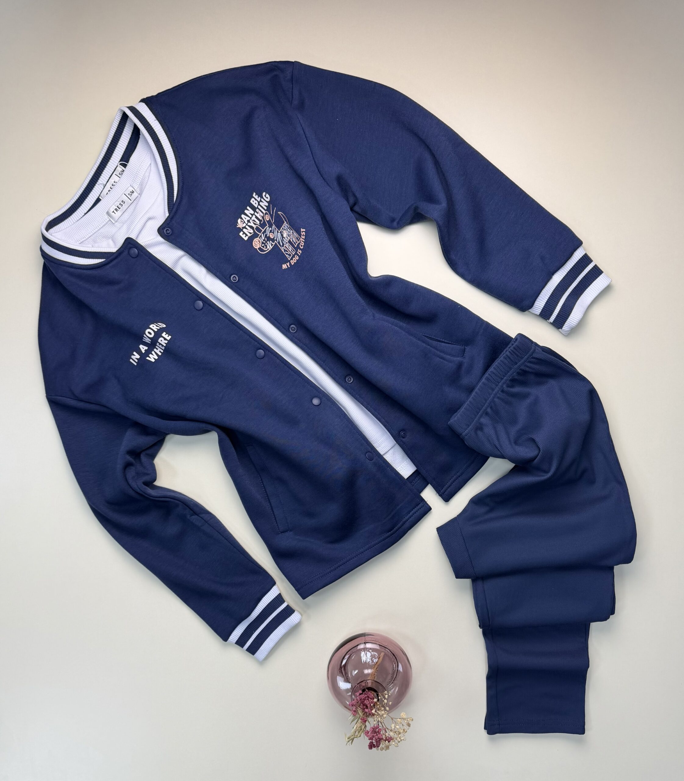 Pyjama 3 pcs " Bleu " – Image 3