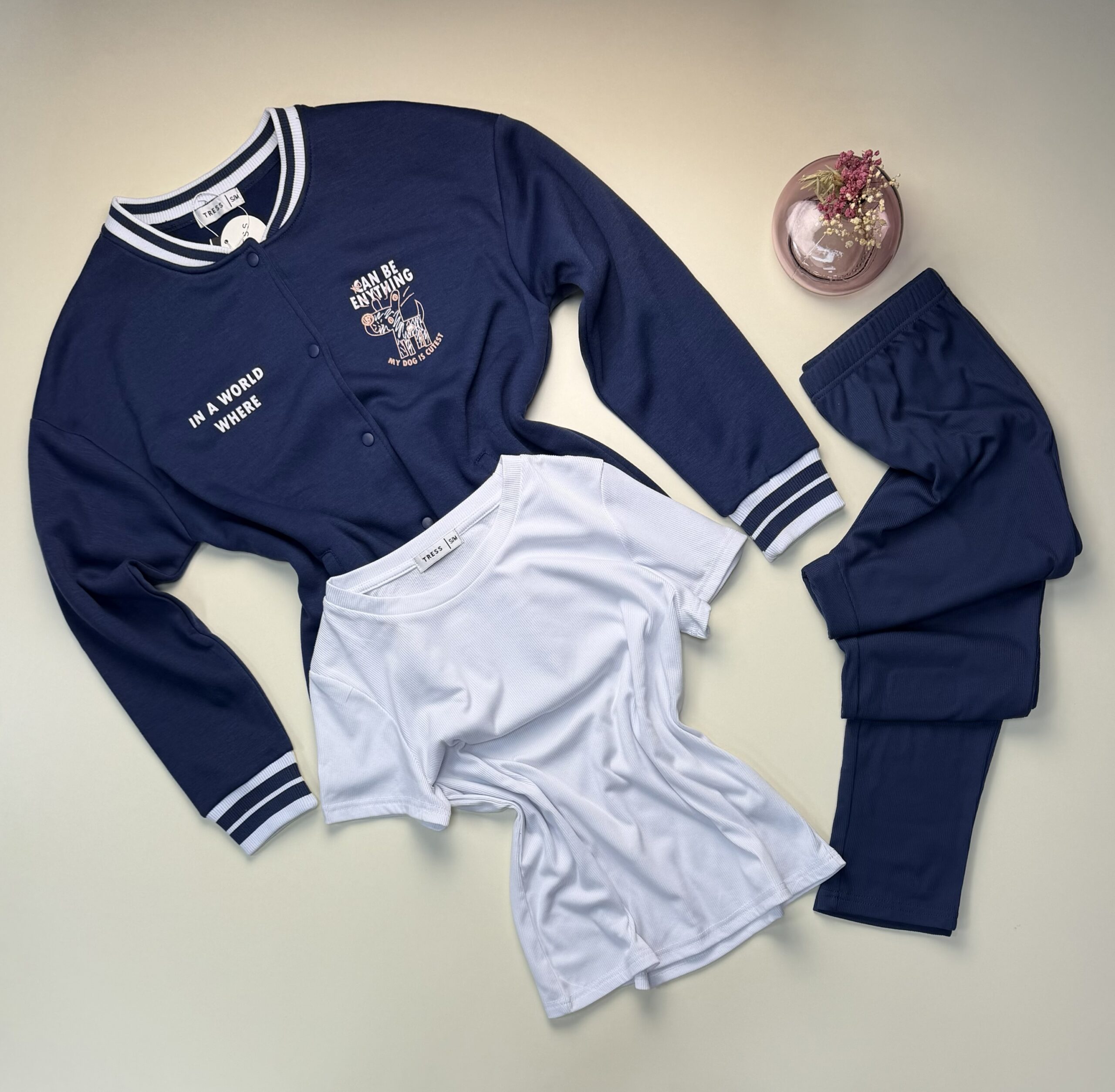 Pyjama 3 pcs " Bleu "