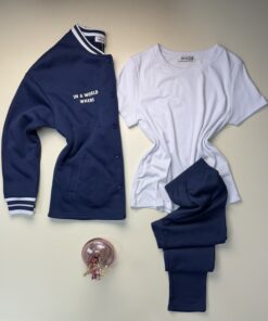 Alternative view of Pyjama 3 pcs " Bleu "