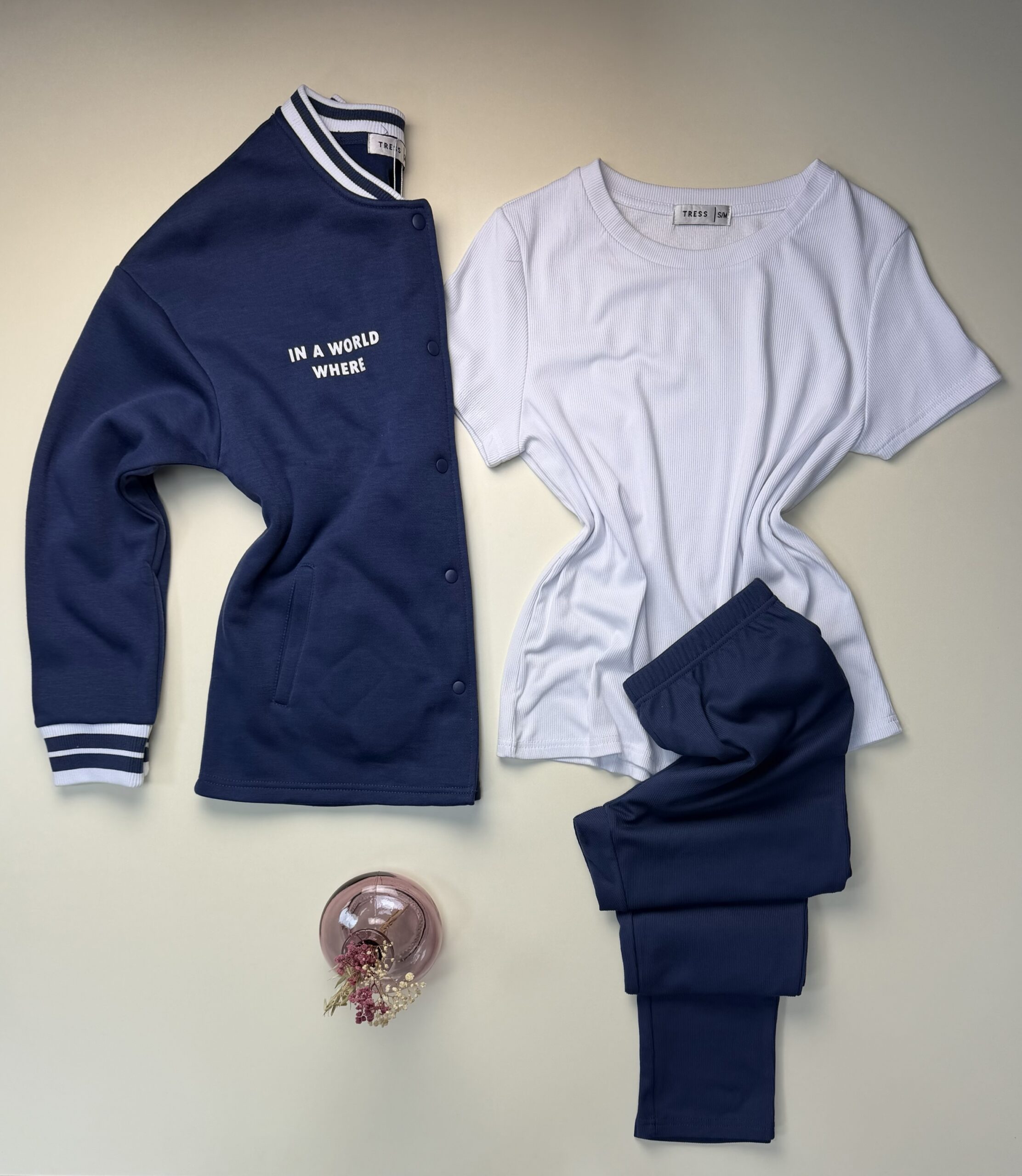 Pyjama 3 pcs " Bleu " – Image 2