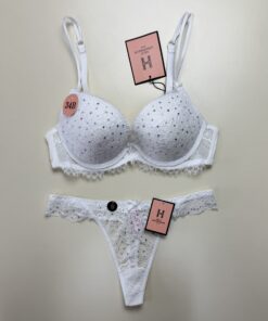 Ensemble 2pcs H Push up " Blanc " – Image 3