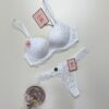 Ensemble 2pcs H Push up " Blanc "