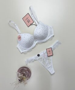 Ensemble 2pcs H Push up " Blanc "