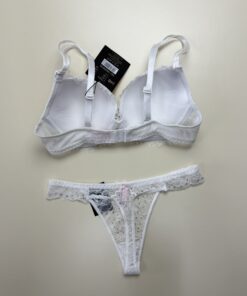 Alternative view of Ensemble 2pcs H Push up " Blanc "