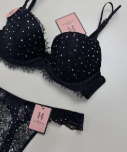 Ensemble 2pcs H Push up " Noir " – Image 4