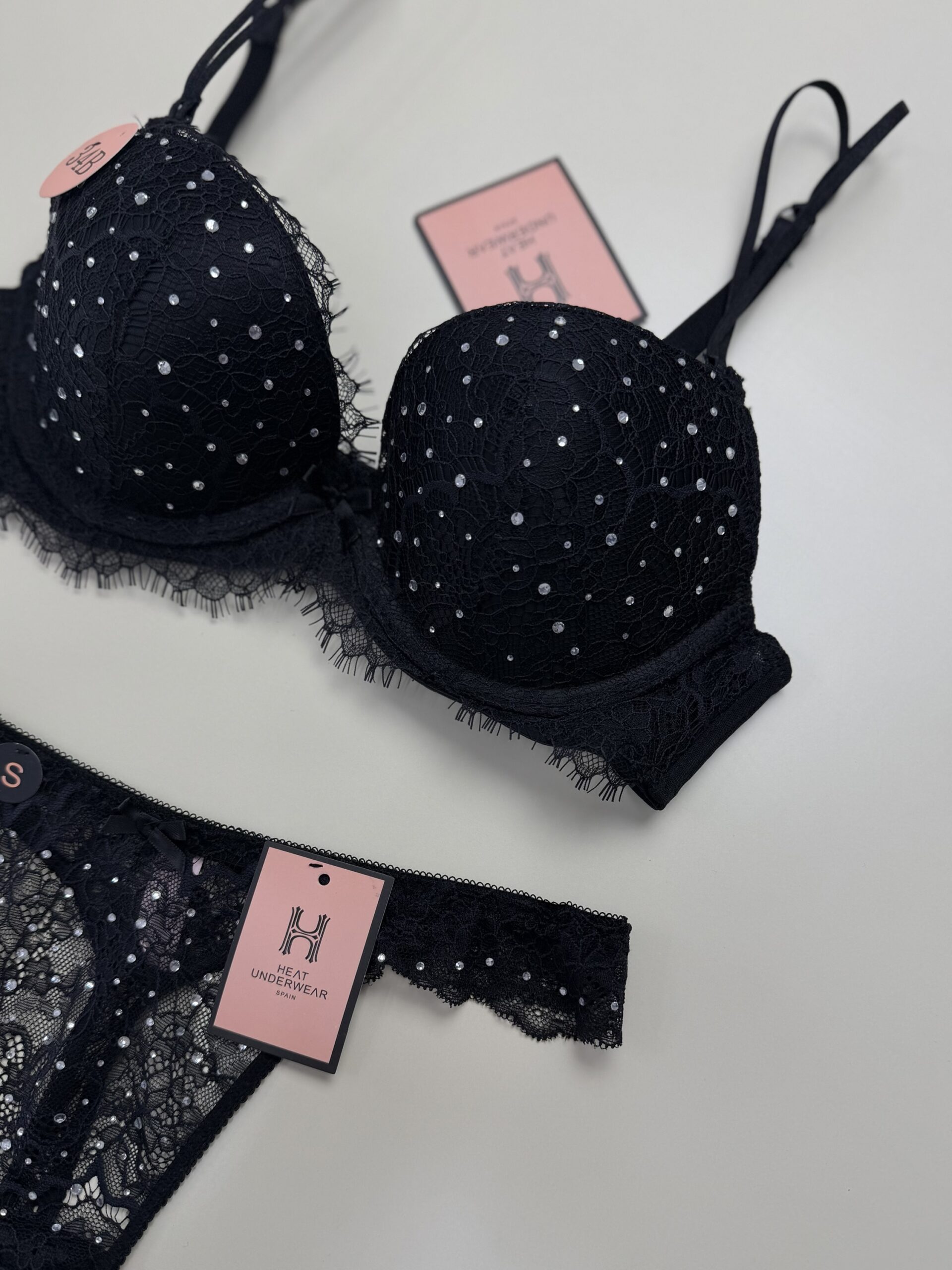 Ensemble 2pcs H Push up " Noir " – Image 4