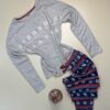 Pyjama Manche Longue Flocon de neige "Gris"