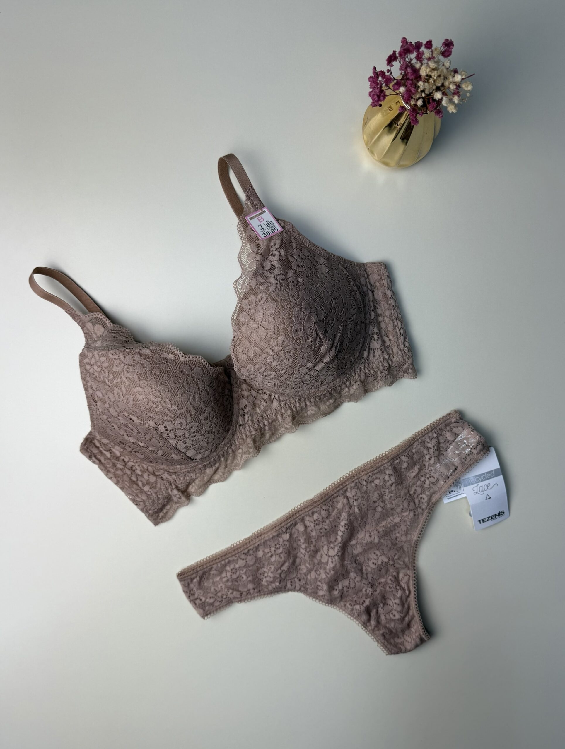 Ensemble 2pcs TEZENiS Push up "Beige"