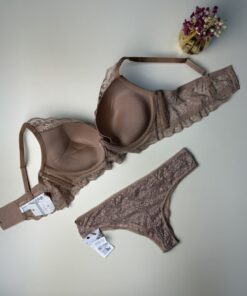 Alternative view of Ensemble 2pcs TEZENiS Push up "Beige"