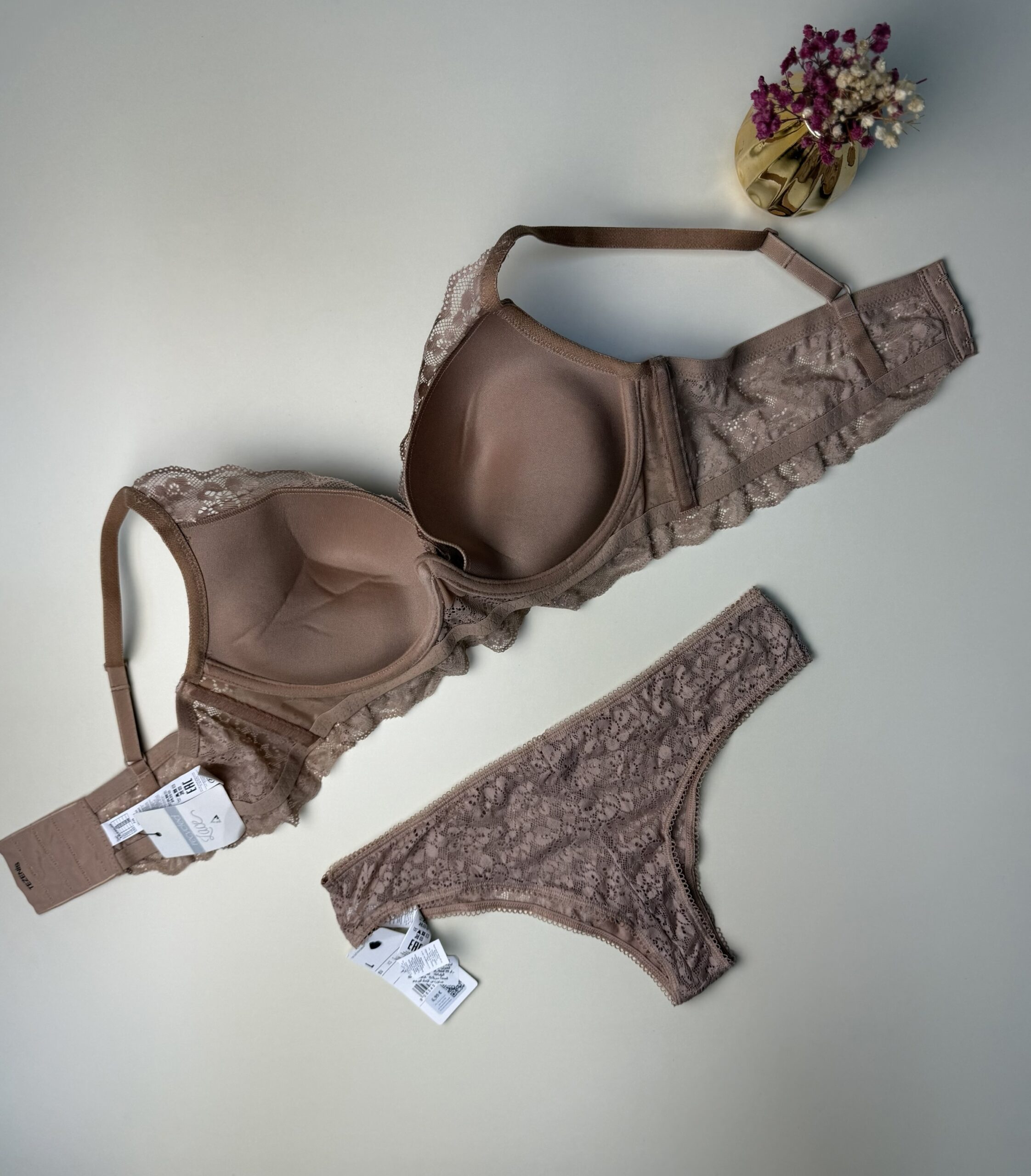 Ensemble 2pcs TEZENiS Push up "Beige" – Image 2