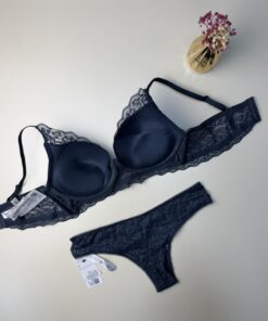 Alternative view of Ensemble 2pcs TEZENiS Push up "Bleu gris"