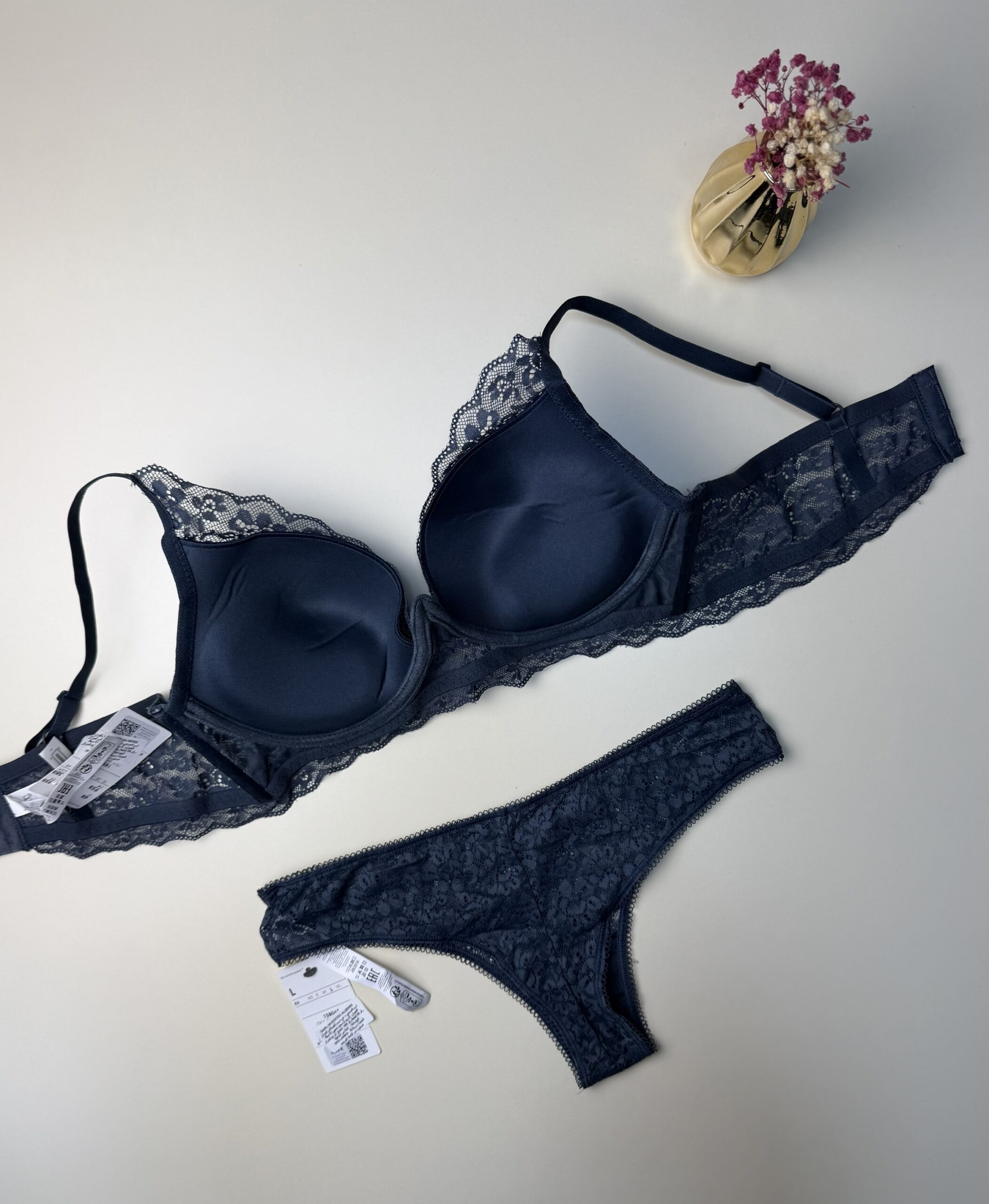 Ensemble 2pcs TEZENiS Push up "Bleu gris" – Image 2