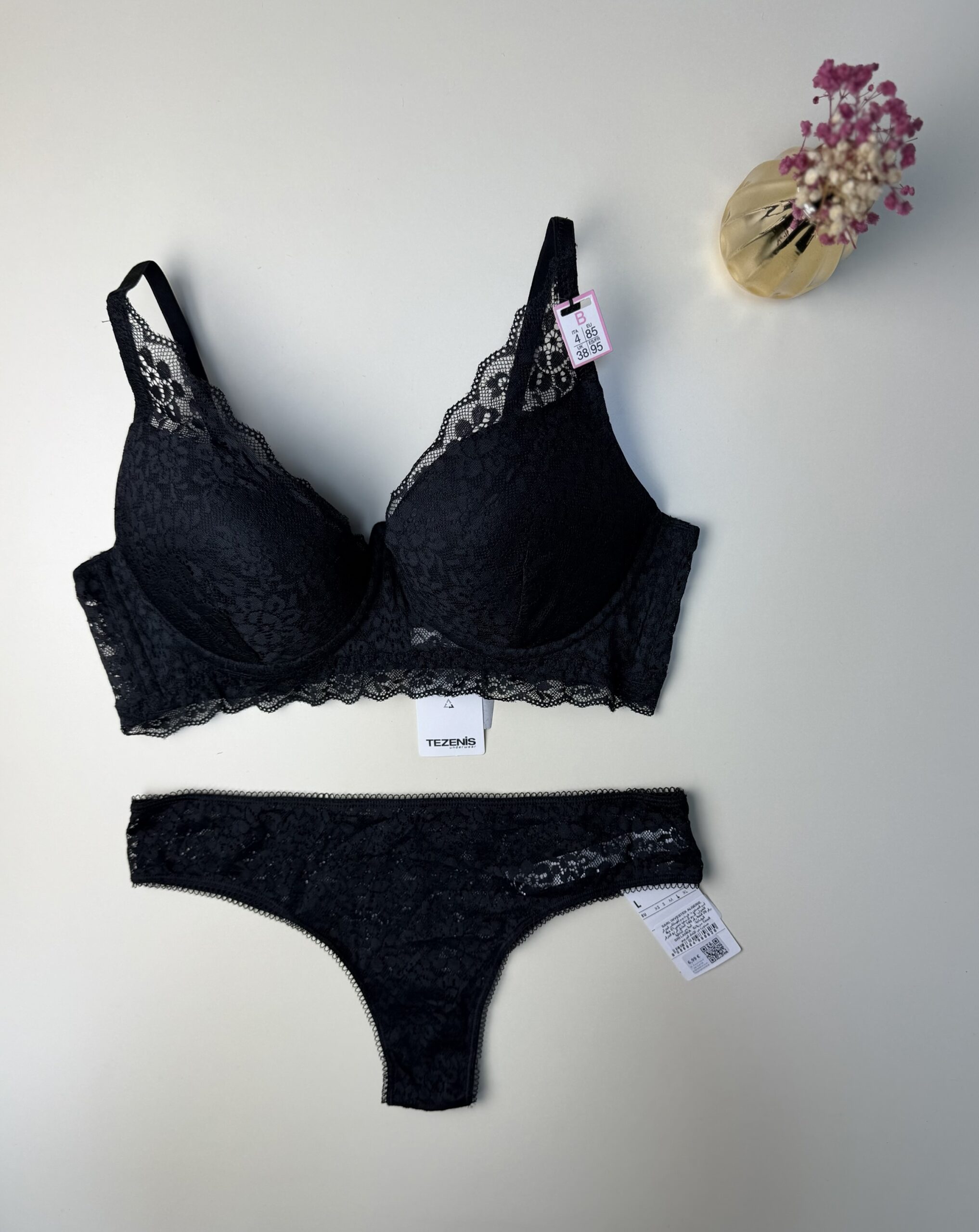 Ensemble 2pcs TEZENiS Push up "Noir" – Image 2