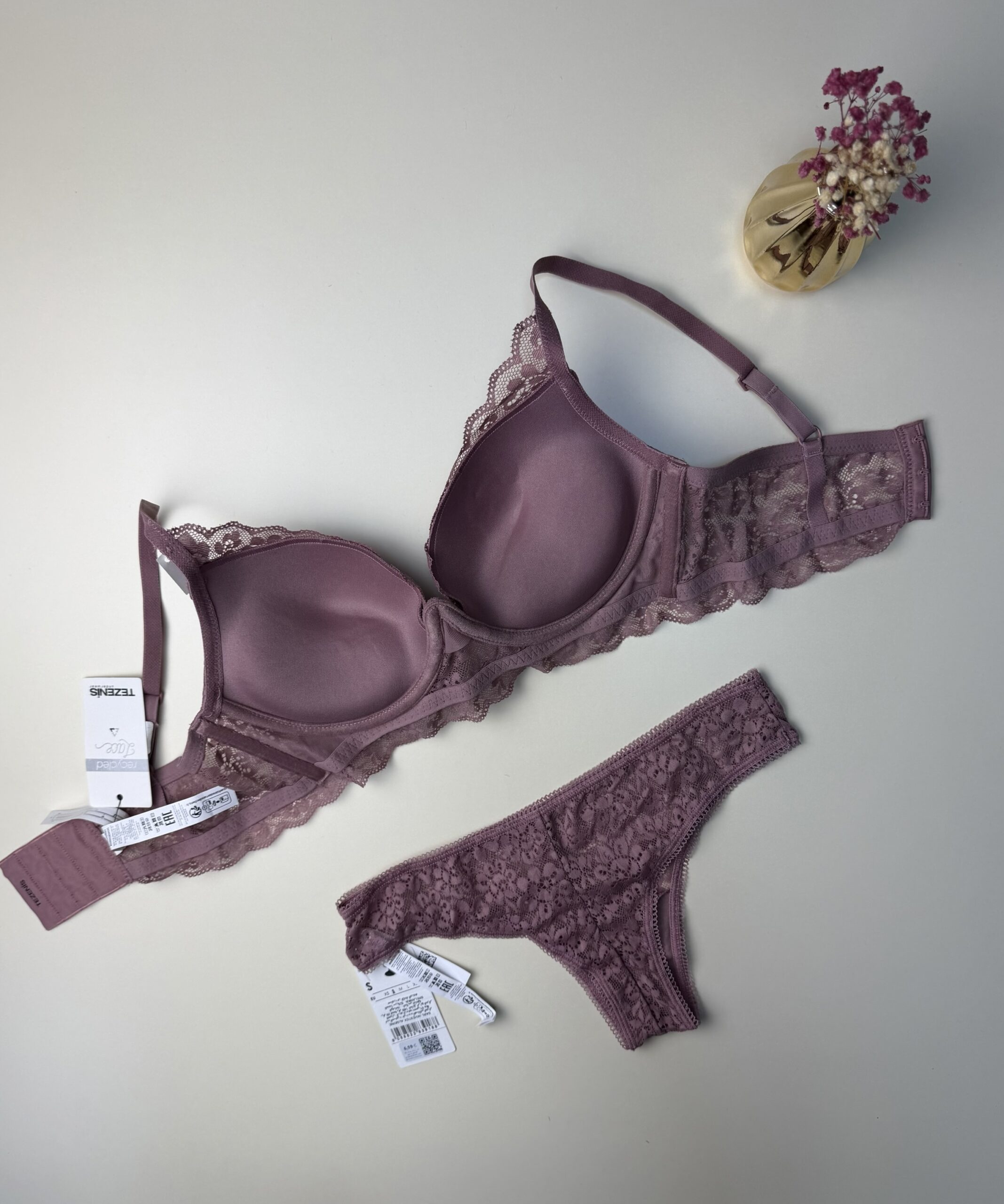 Ensemble 2pcs TEZENiS Push up "Bois de rose " – Image 2