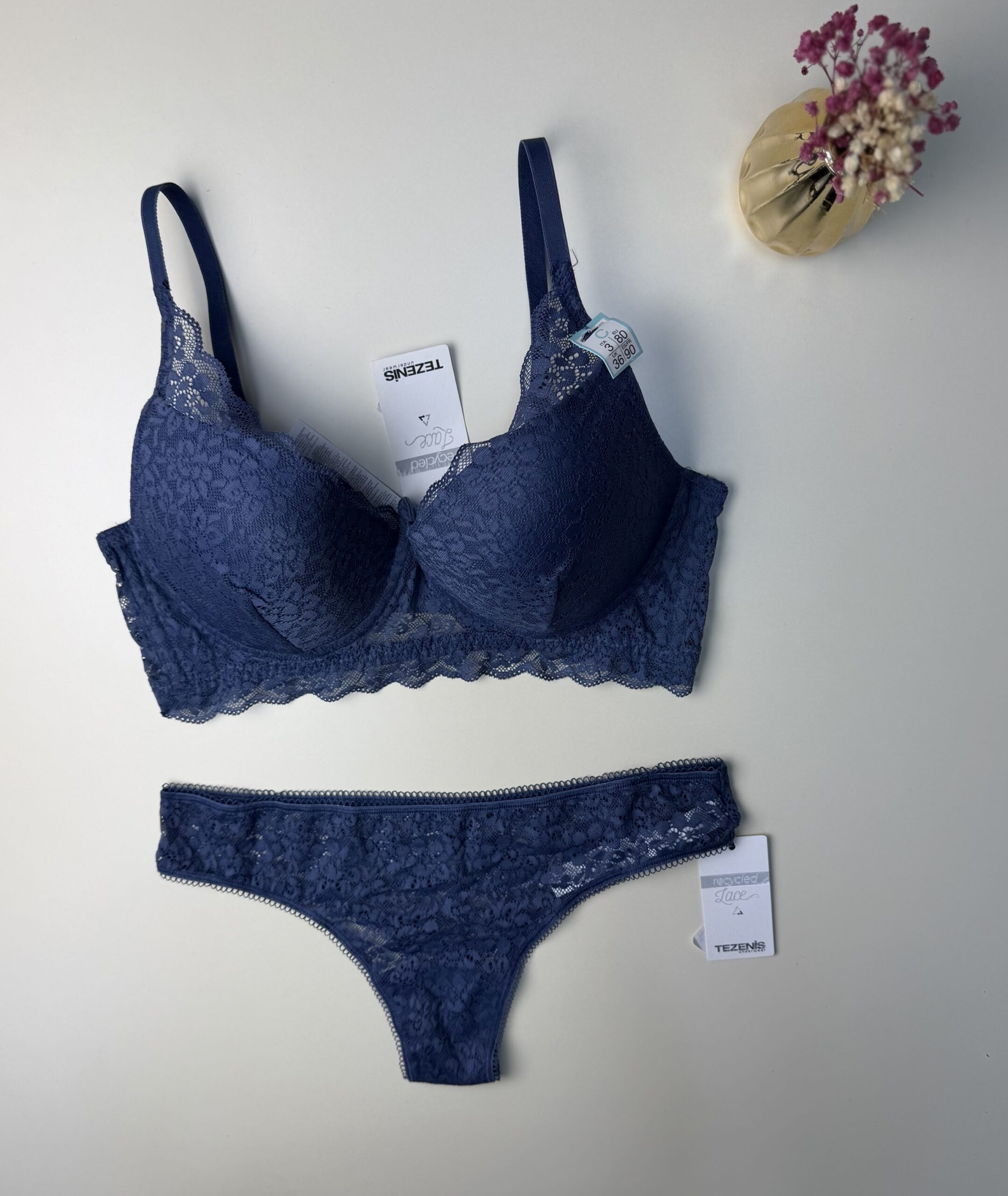 Ensemble 2pcs TEZENiS Push up "Bleu" – Image 3