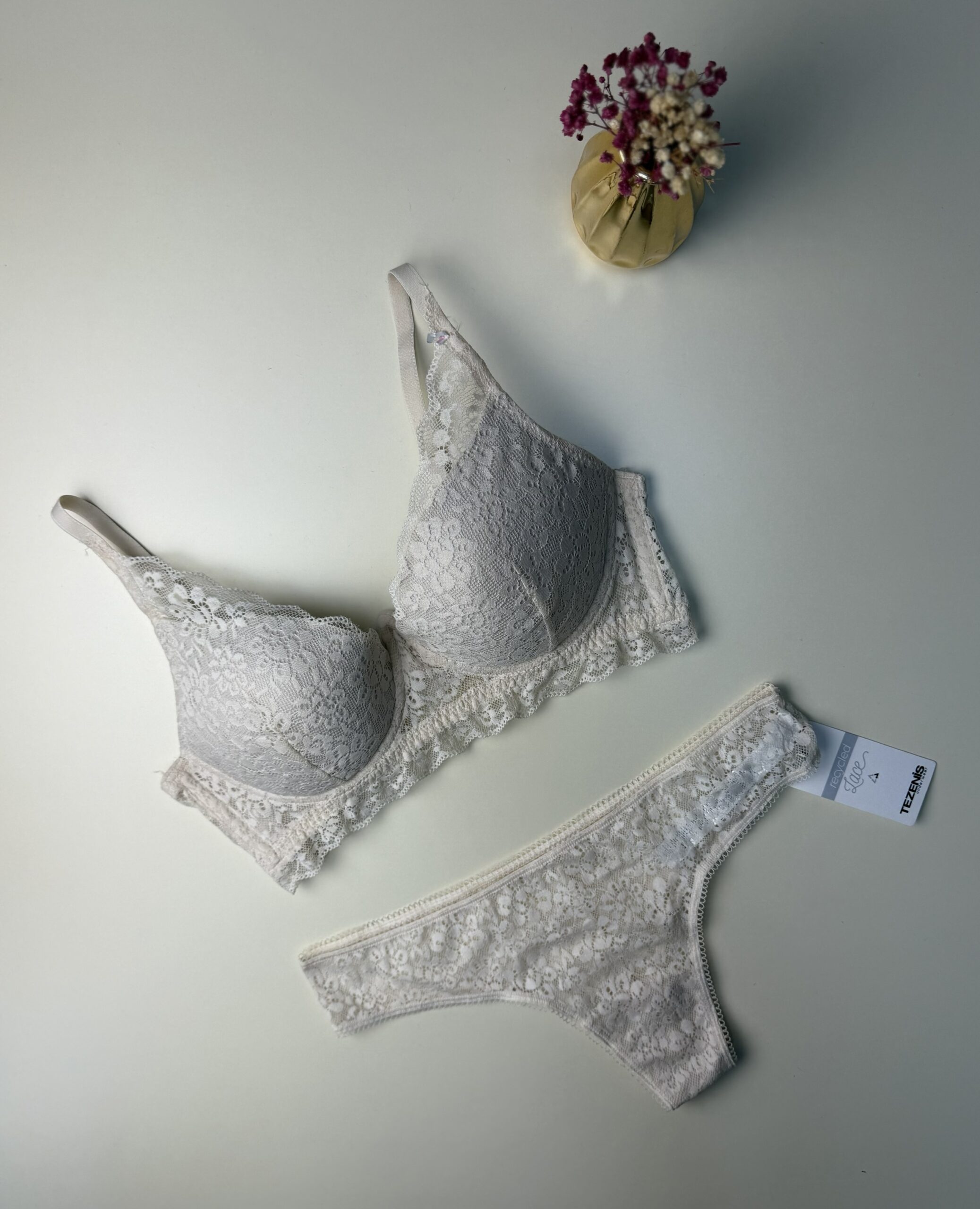 Ensemble 2pcs TEZENiS Push up "Blanc cassé"