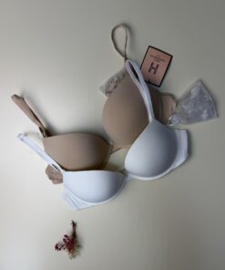 Pack de 2 invisible "beige/blanc"