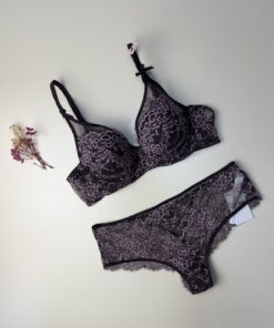 Ensemble 2pcs TEZENiS "Rose en dentelles"