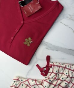 Alternative view of Pyjama - Tress - rouge New