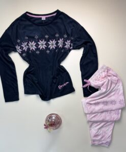 Alternative view of Pyjama haut manche longue " Bleu "