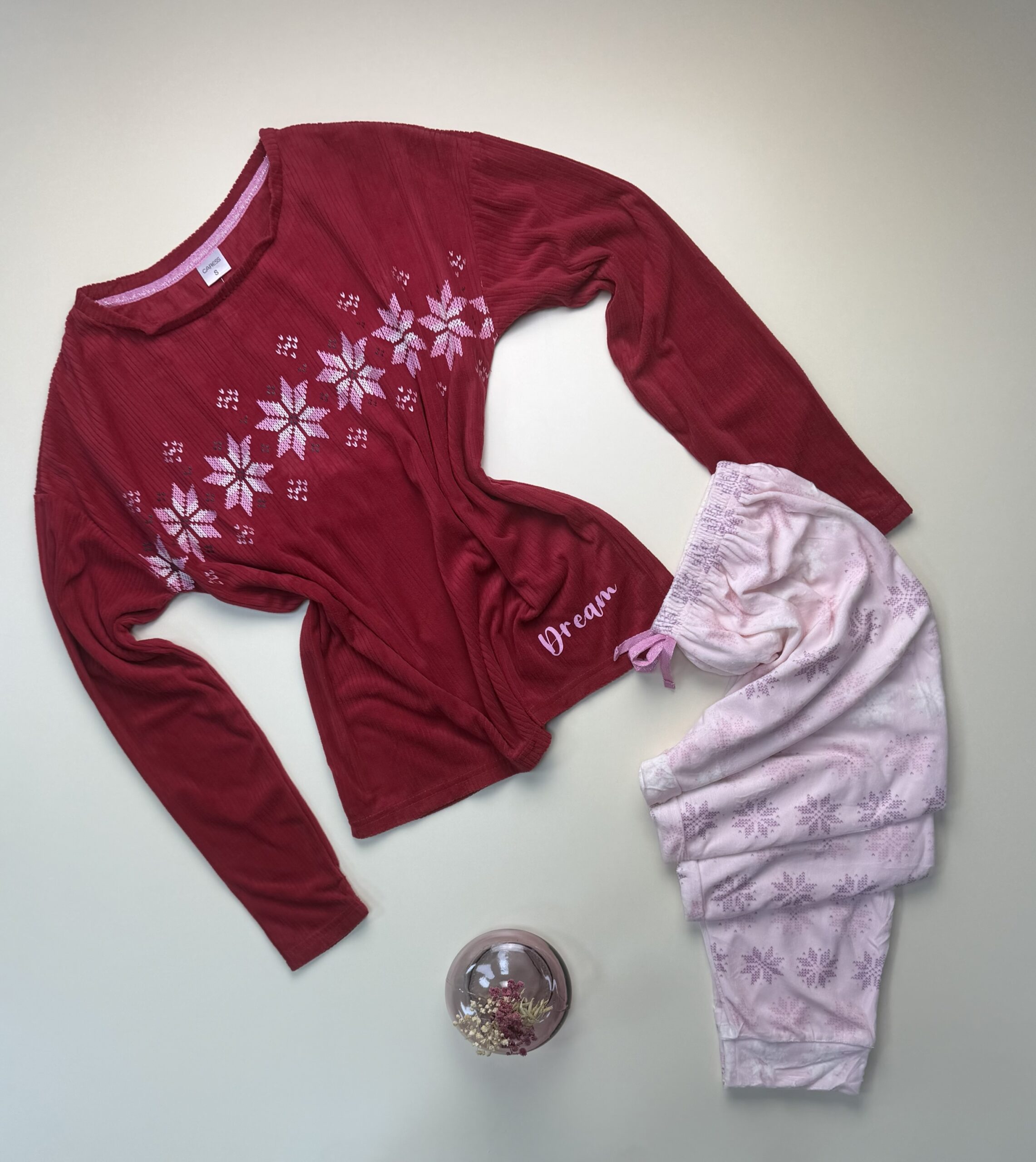 Pyjama haut manche longue " Rouge "