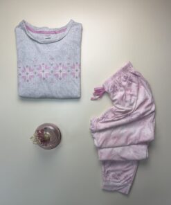 Alternative view of Pyjama haut manche longue " Gris "