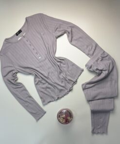 Pyjama haut manche longue " Beige foncé "