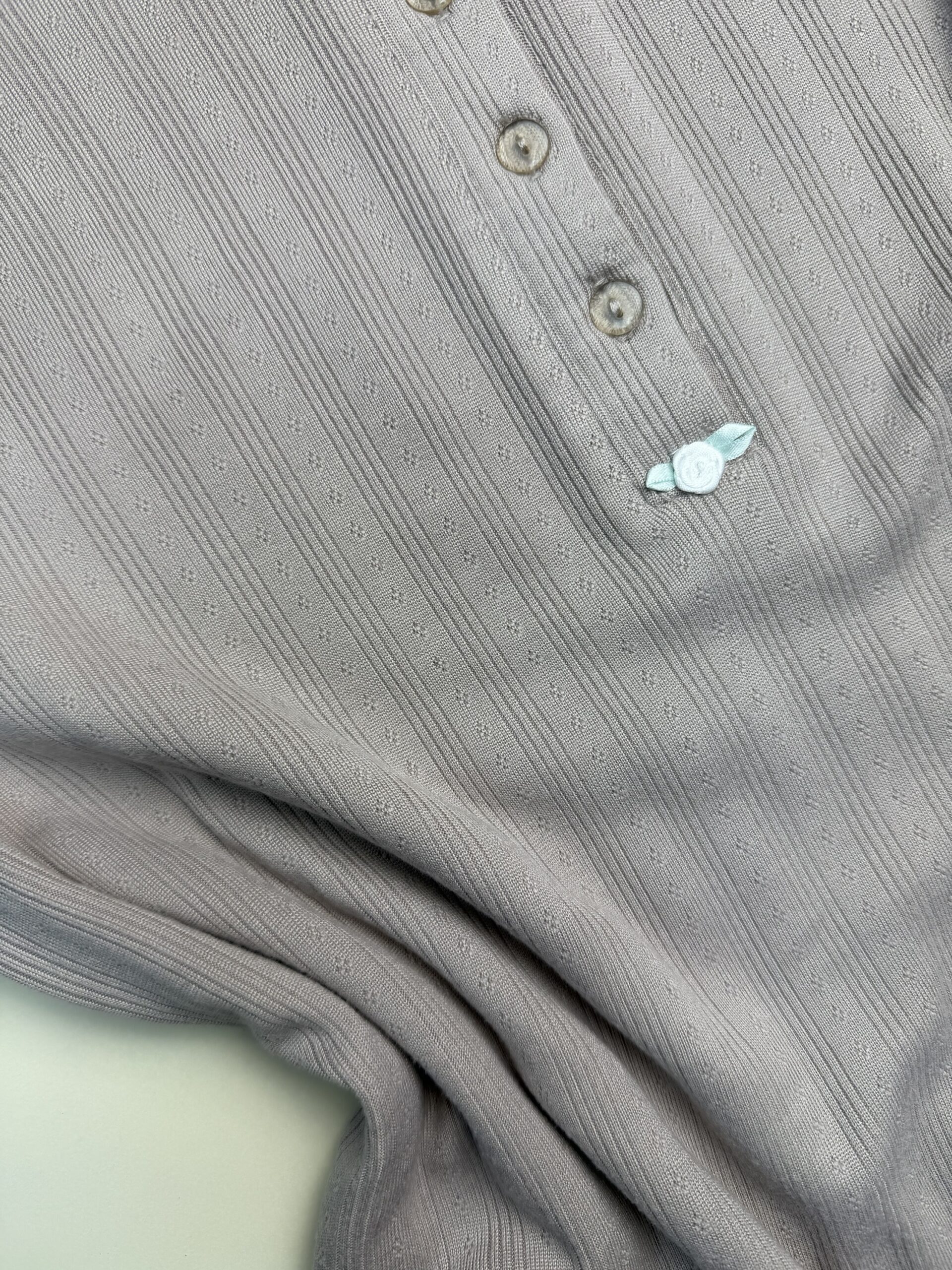 Pyjama haut manche longue " Beige foncé " – Image 4