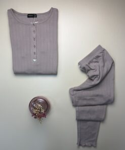 Alternative view of Pyjama haut manche longue " Beige foncé "