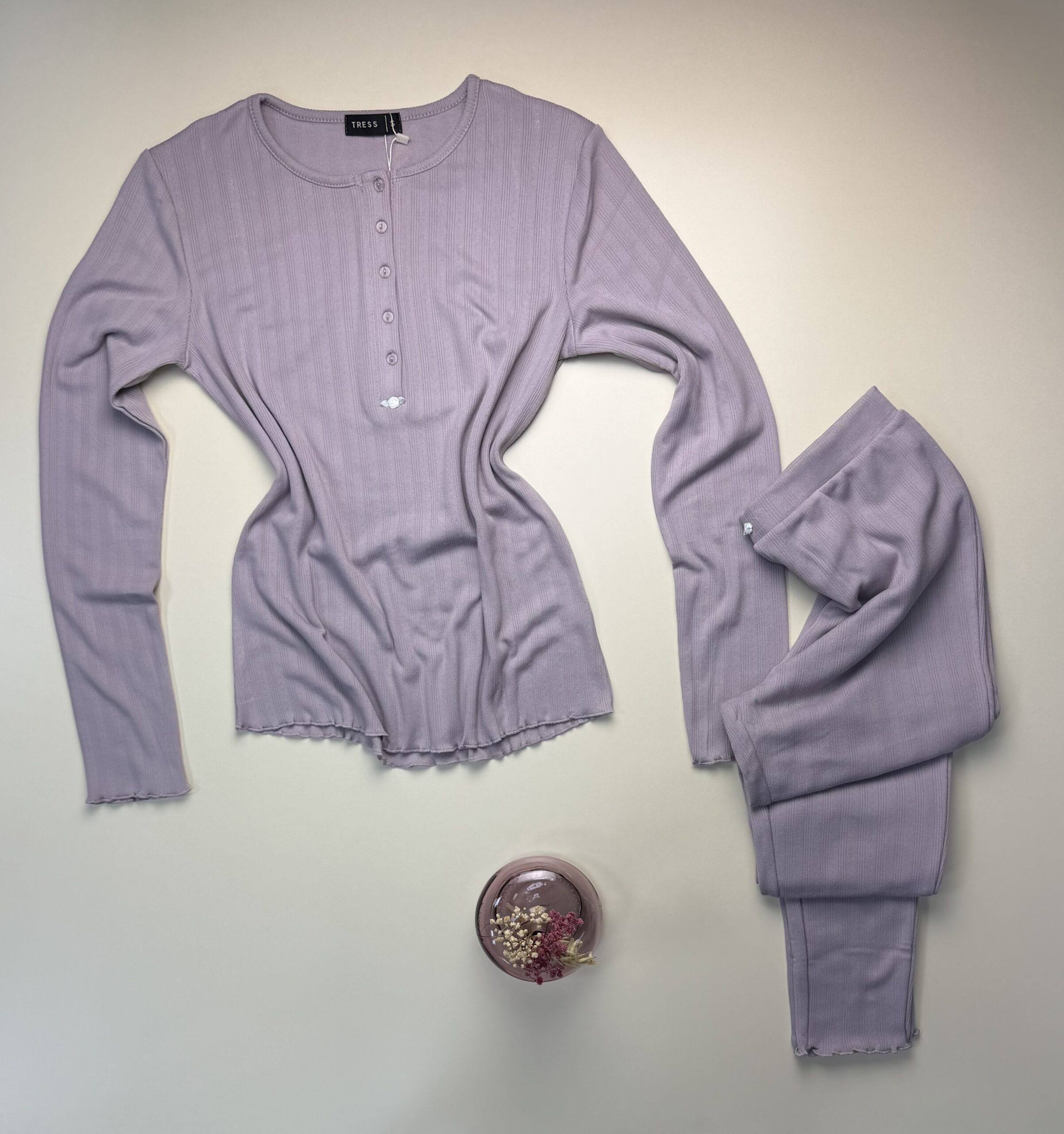 Pyjama haut manche longue " violet " – Image 3