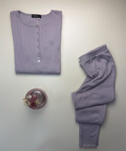 Alternative view of Pyjama haut manche longue " violet "