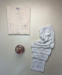 Alternative view of Pyjama haut manche longue " Jaune "