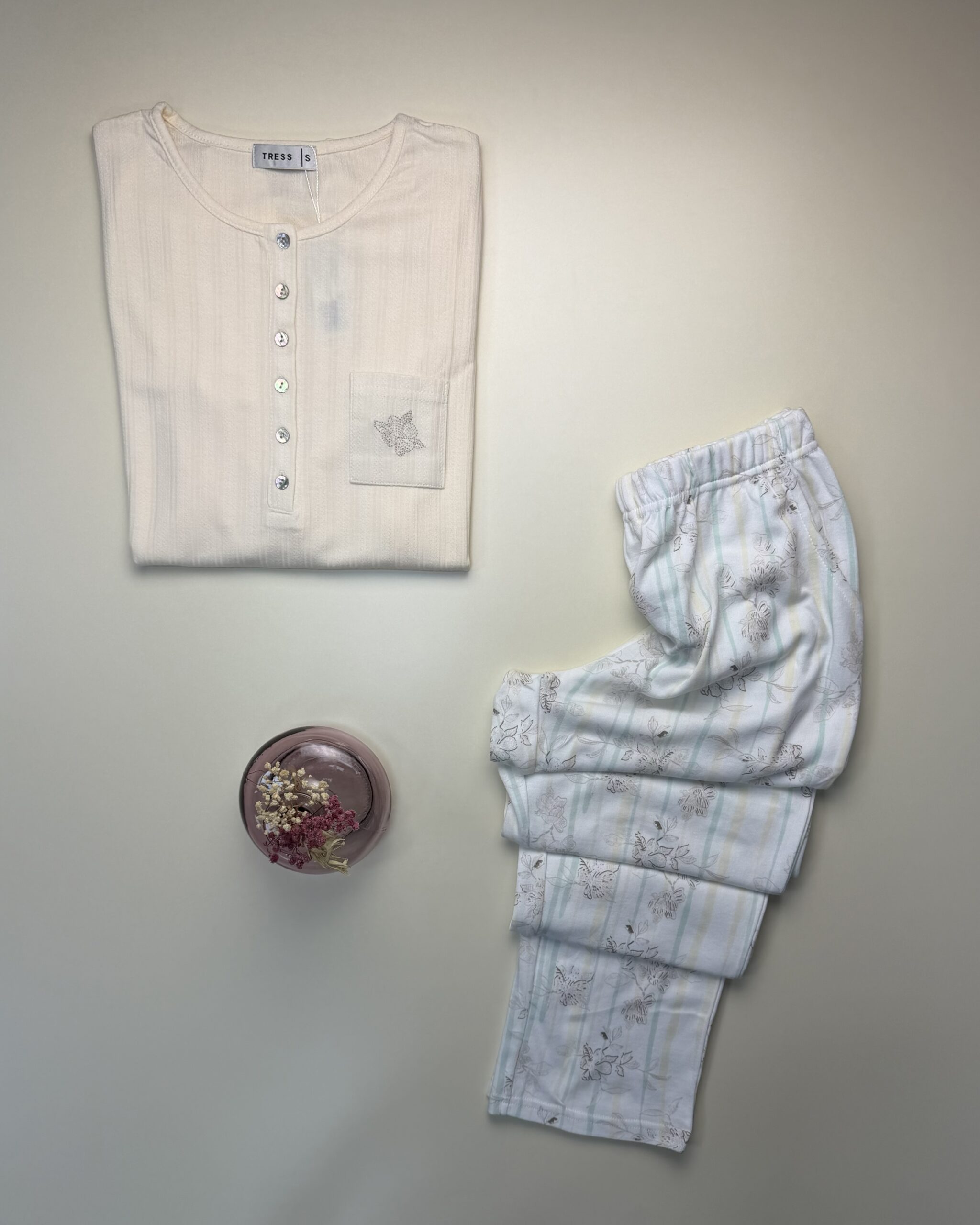 Pyjama haut manche longue " Jaune " – Image 2