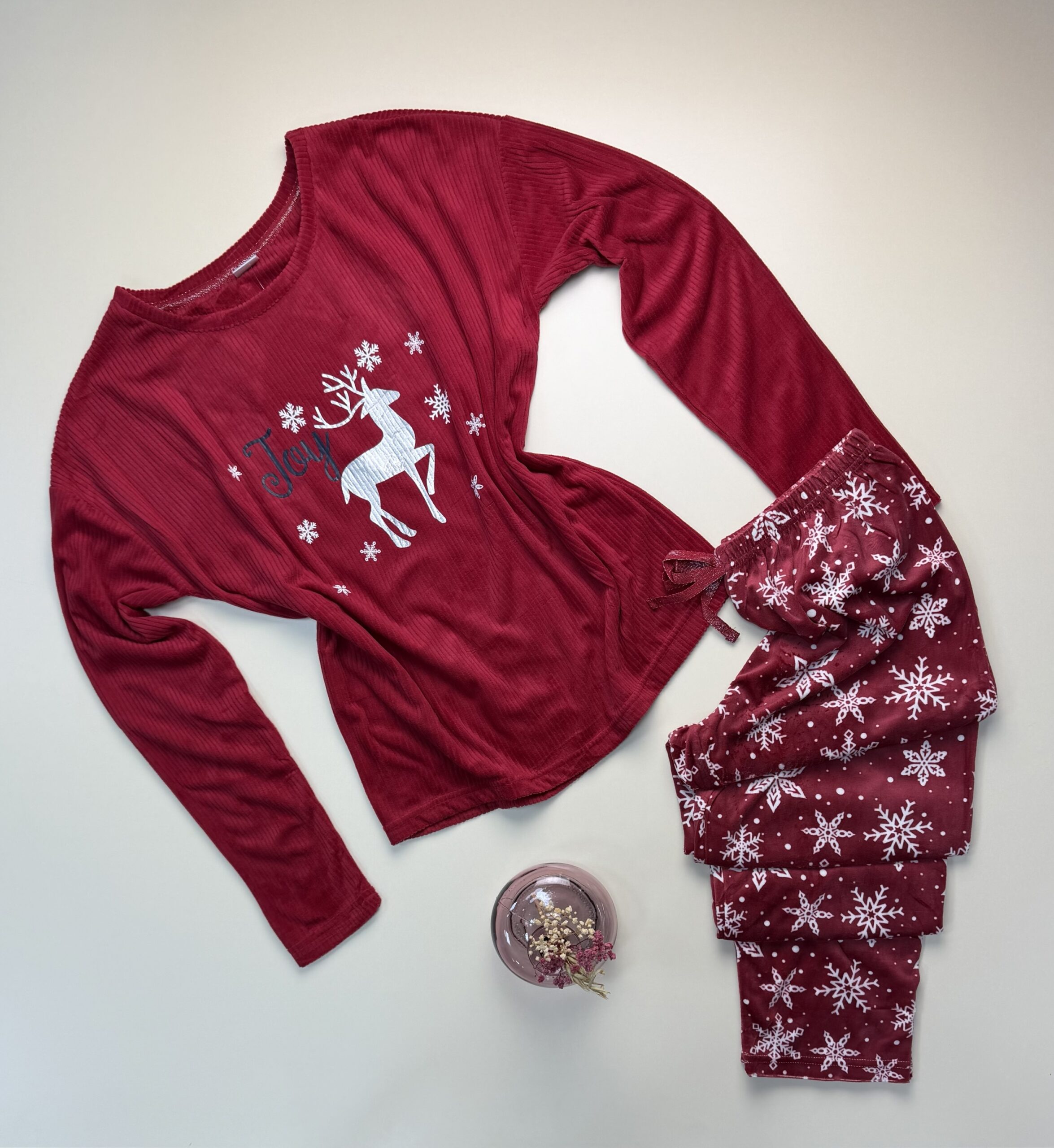 Pyjama haut manche longue " Rouge "