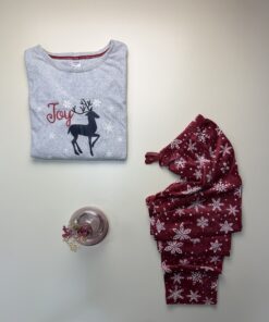 Alternative view of Pyjama haut manche longue " Gris "