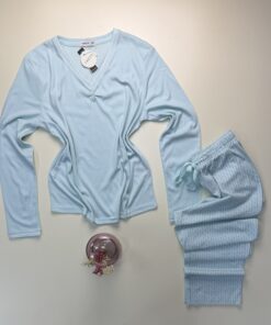 Alternative view of Pyjama Haut manche Longue "Vert"