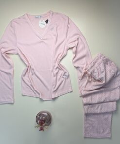Alternative view of Pyjama Haut manche Longue "Rose"