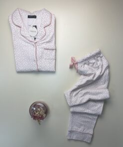 Alternative view of Pyjama boutonné " Motifs cœur  "