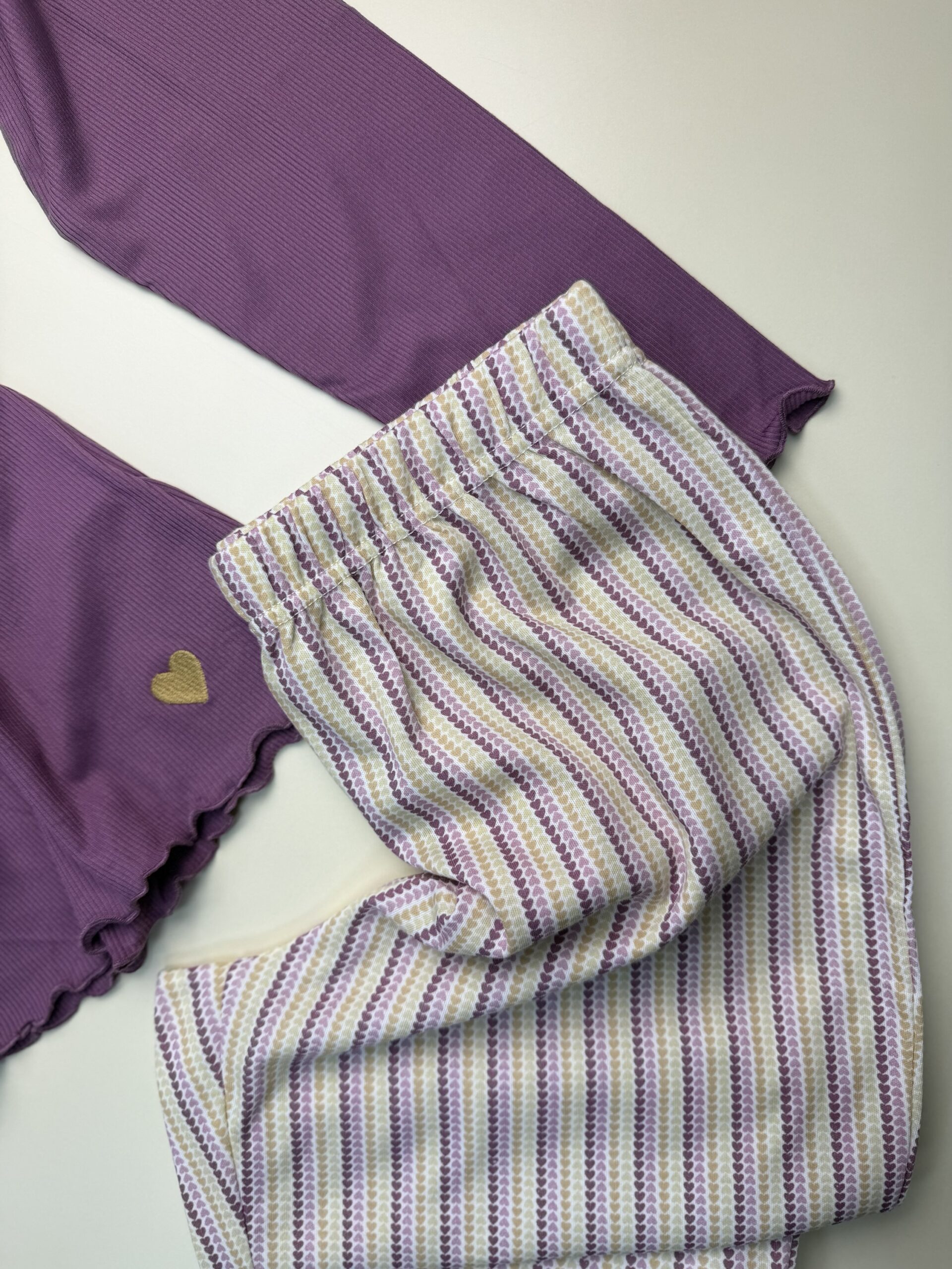 Pyjama Haut manche Longue " Mauve " – Image 4