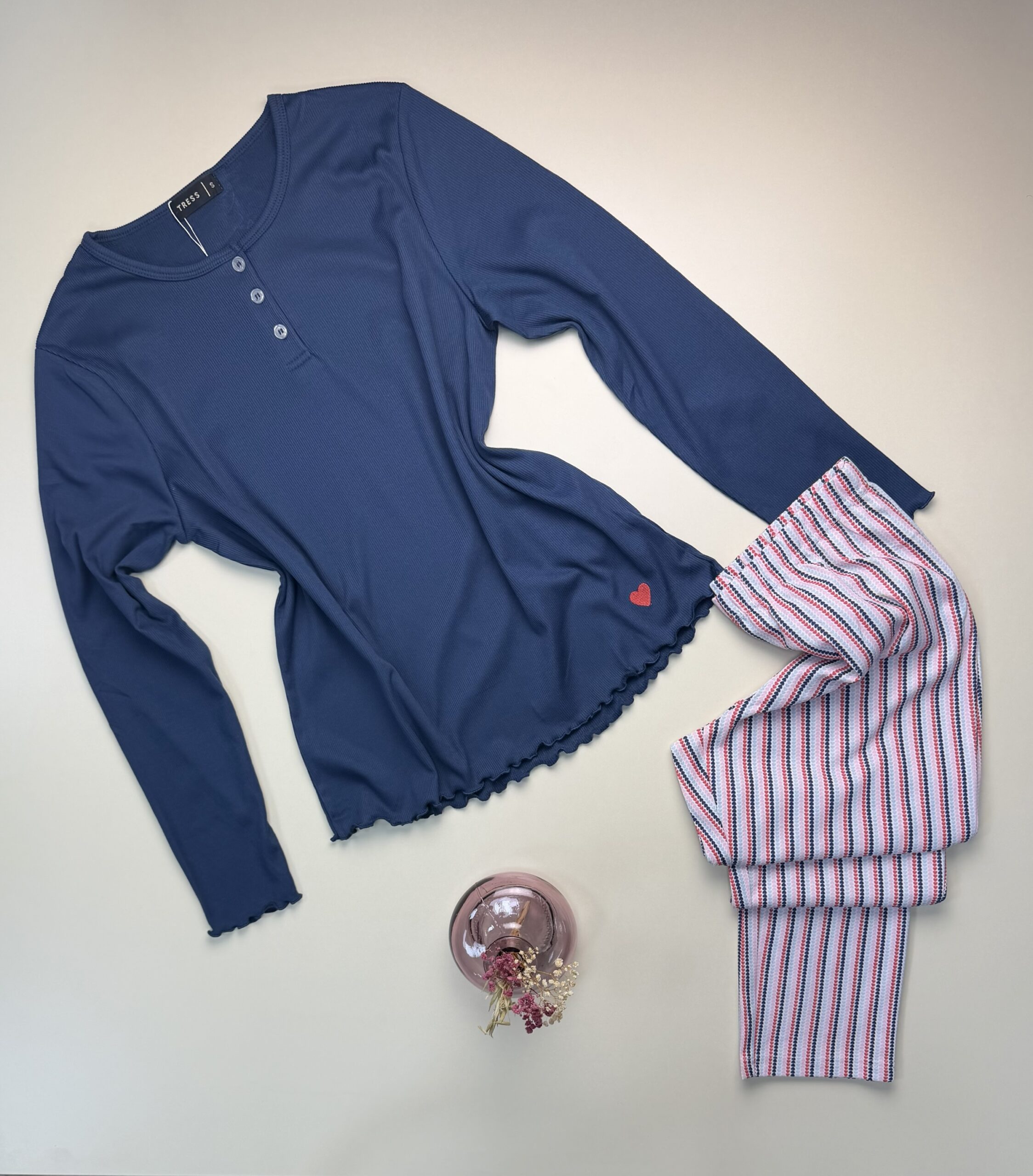 Pyjama Haut manche Longue " Bleu "