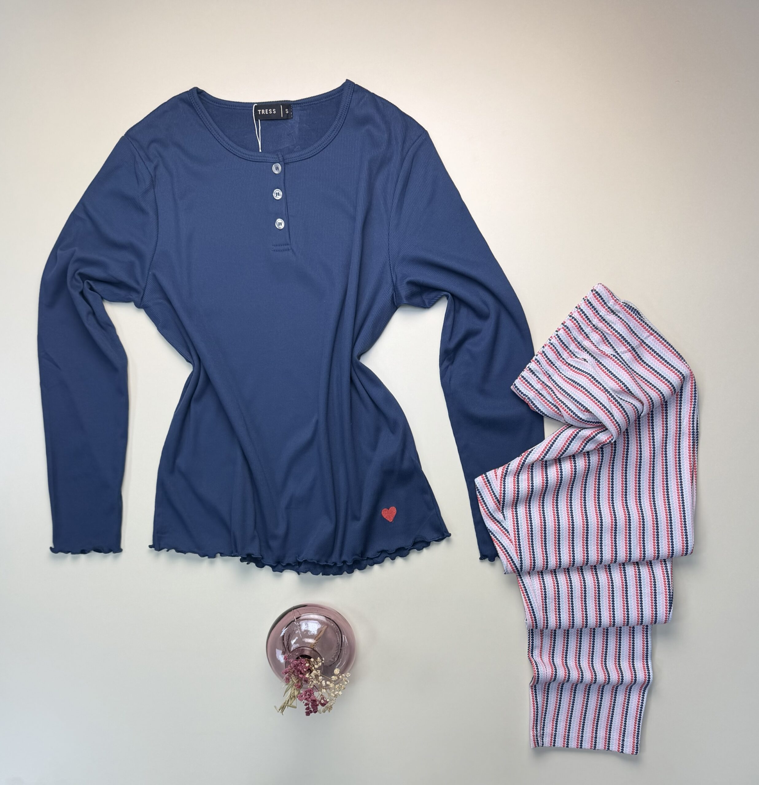 Pyjama Haut manche Longue " Bleu " – Image 4