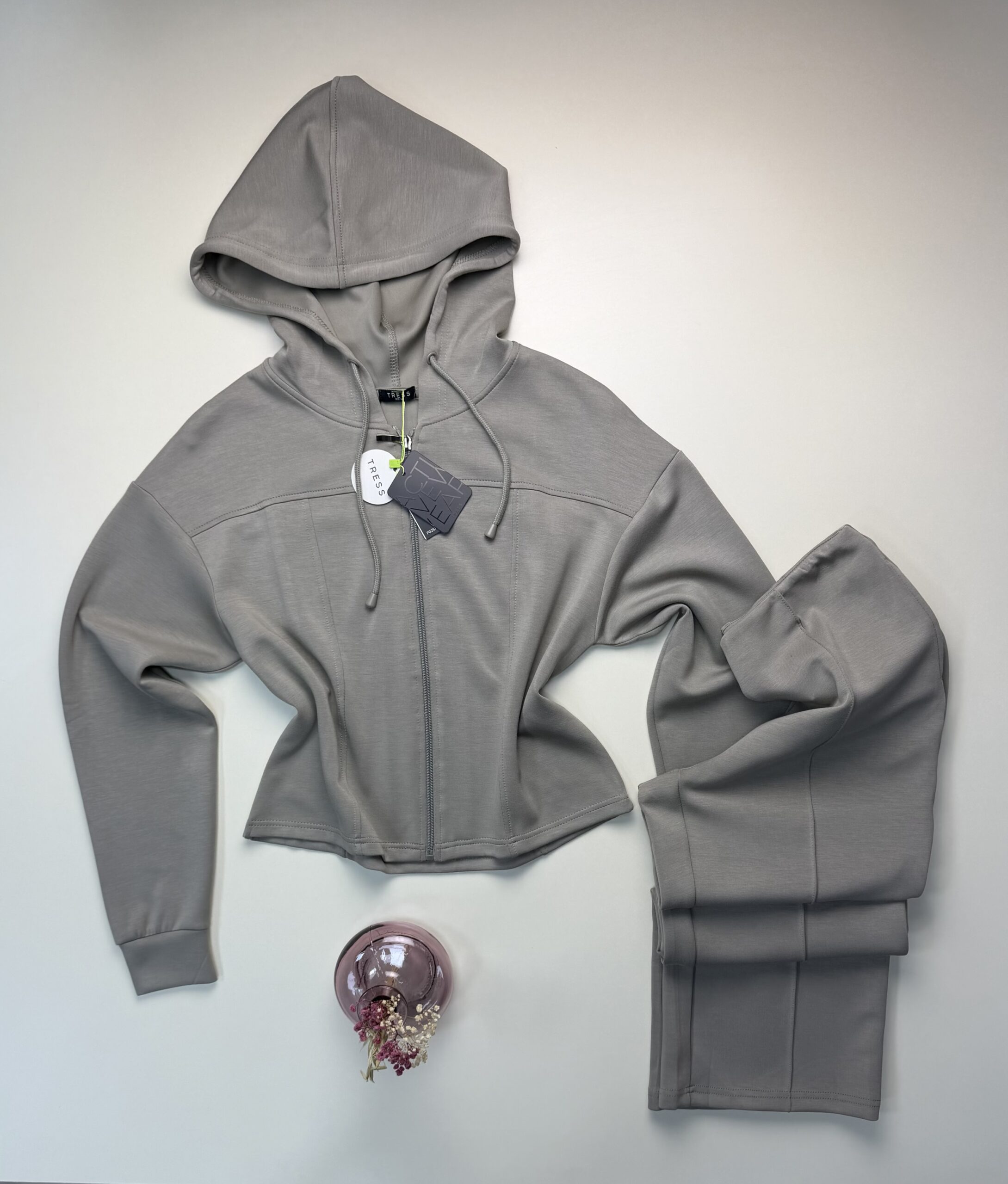 Ensemble jogging zippé " Khakhi " – Image 2