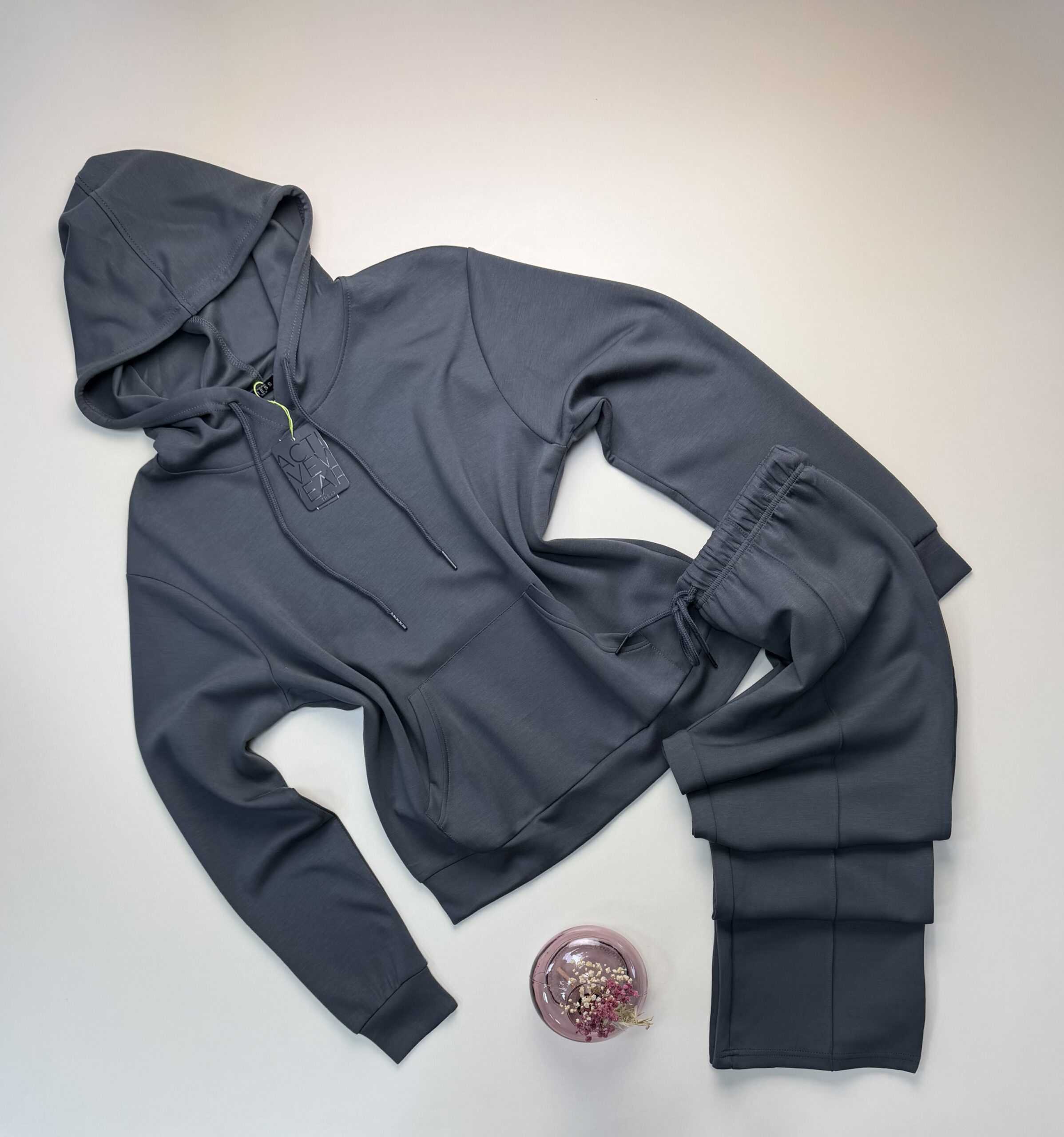 Ensemble jogging sweat " Gris souris "