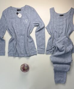 Pyjama 3 pcs " Gris "