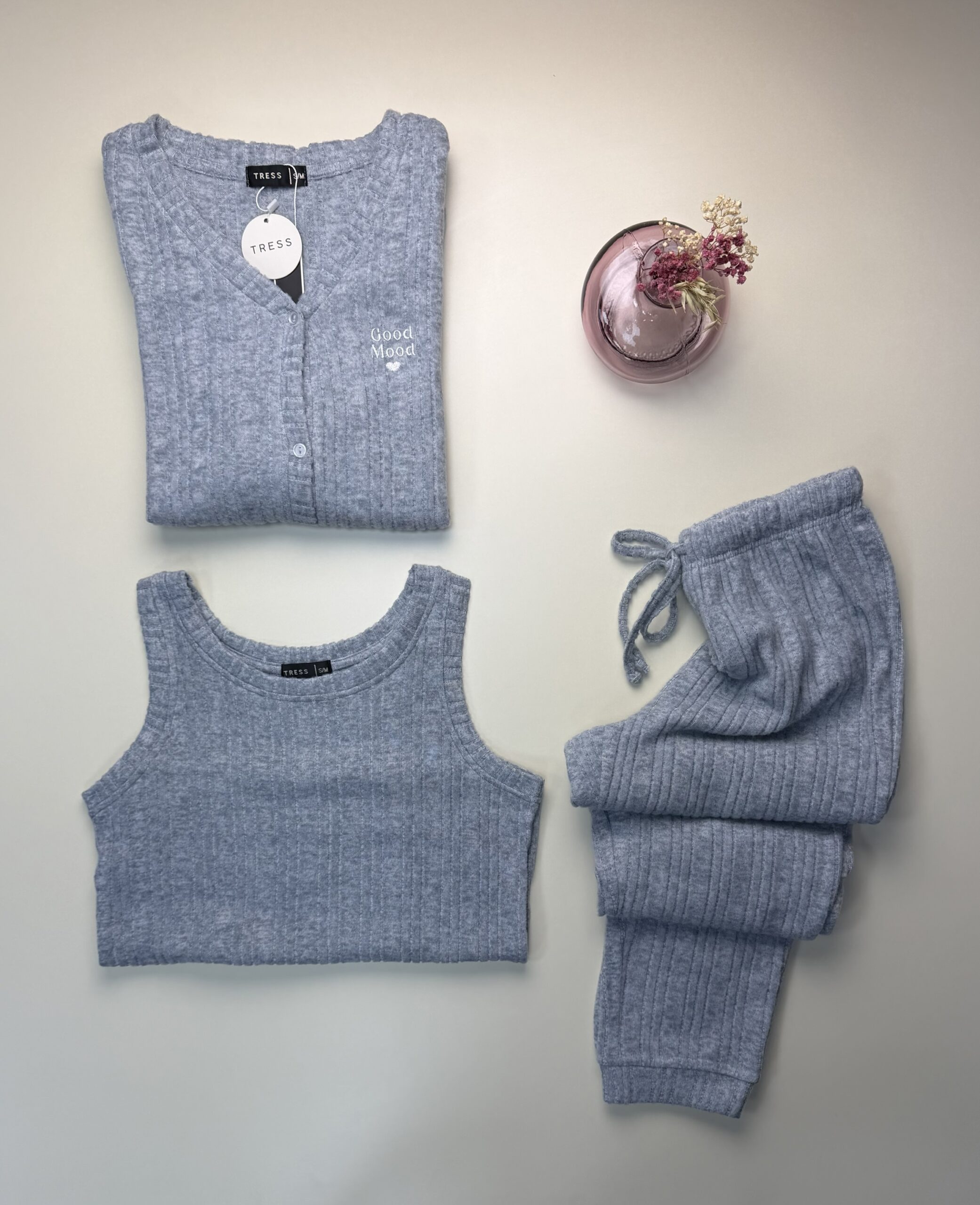 Pyjama 3 pcs " Gris " – Image 3