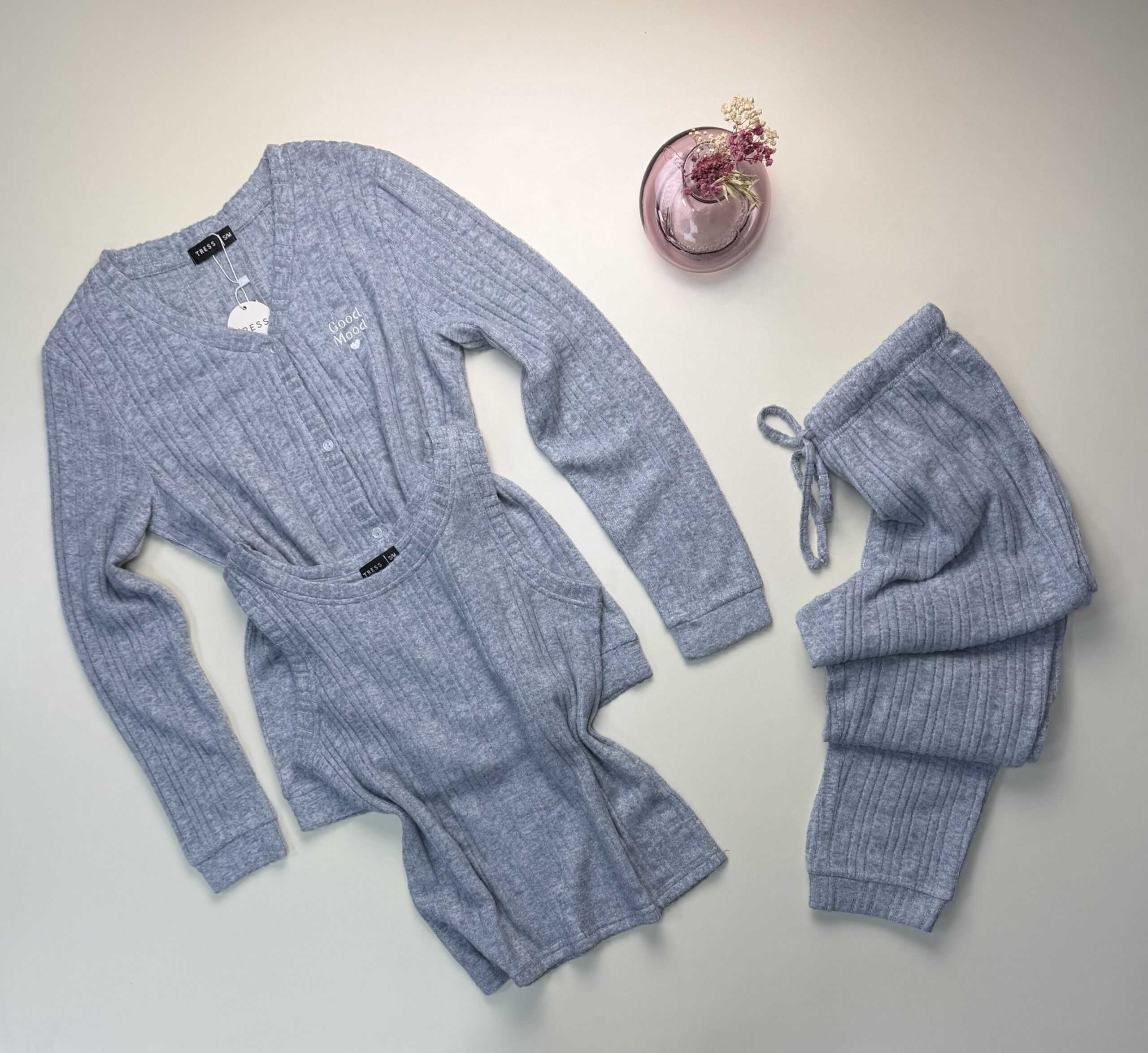 Pyjama 3 pcs " Gris " – Image 2